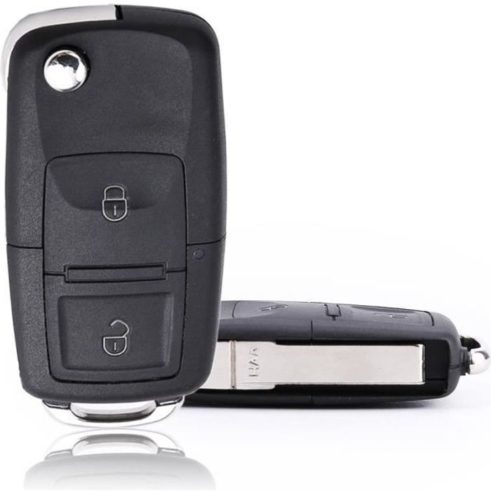 Coque CLE Pliable pour telecommande VW Volkswagen BORA POLO PASSAT SKODA