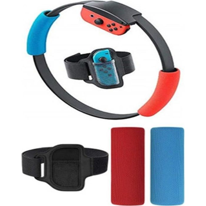 Pour Ring Fit Adventure Nintendo Switch, Bande de Jambe Elastique Réglable Accessoires pour Switch Joy Cons