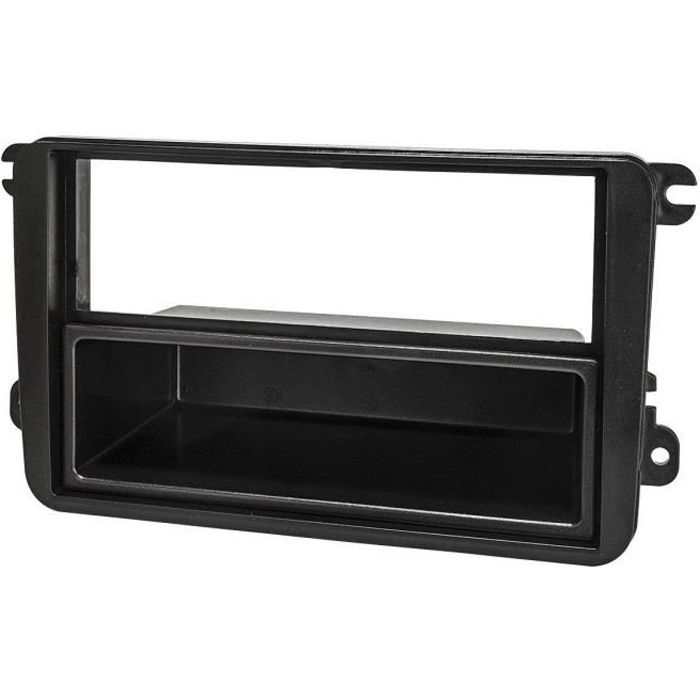 ACV electronic façade d'autoradio pour vW golf 5 6 passat 3C, touran, caddy, eOS skoda octavia noir