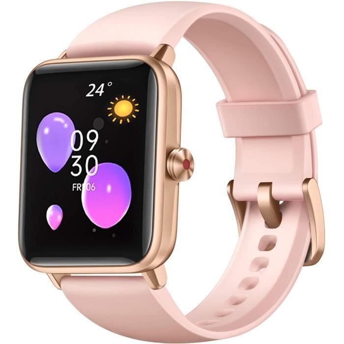 Dirrelo Montre Connectée Homme Femmes Enfant, Smartwatch GPS Sport Podometre Cardiofrequencemètre, Étanche IP68 Natation Running Mon
