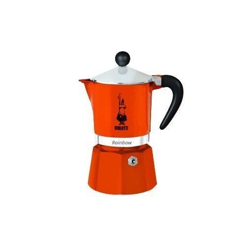 Bialetti Machine à Expresso pour 6 Tasses, Aluminium, Orange, 30 x 20 x 15 cm - 4993