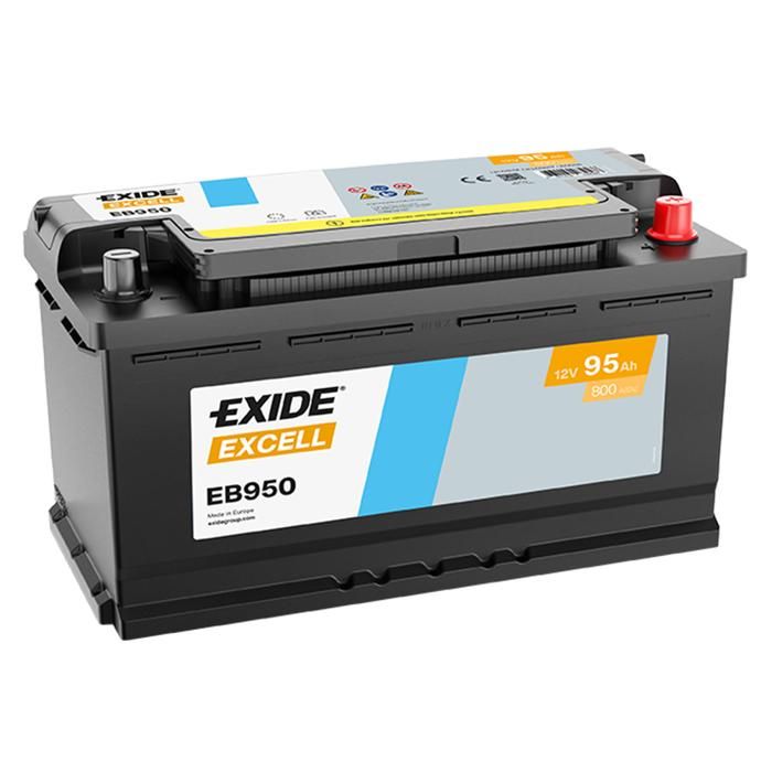 BATTERIE AUTO EXIDE EB1000 100AH 720EN 12V (+DR)