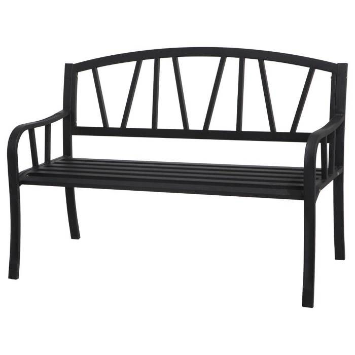 Banc de jardin en métal Alvernia - Hespéride