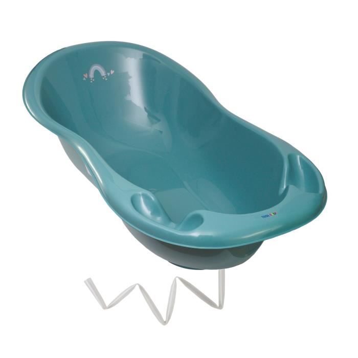 Baignoire bébé thermomètre Vert viride Météo 102 cm + Tuyau