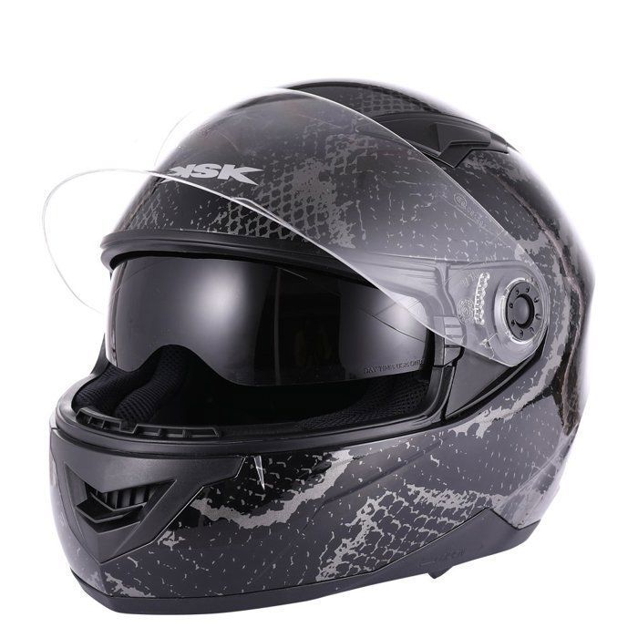 Casque KSK Aspic Neon - Casque intégral Femme homologué - SCOOTEO