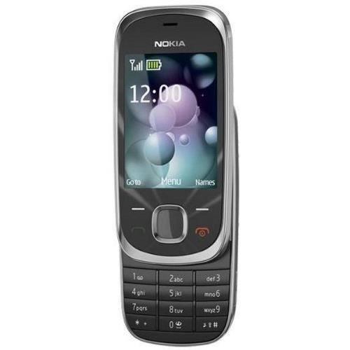Nokia 7230 Orange Libre Control Coulissant, Couleur Graphite