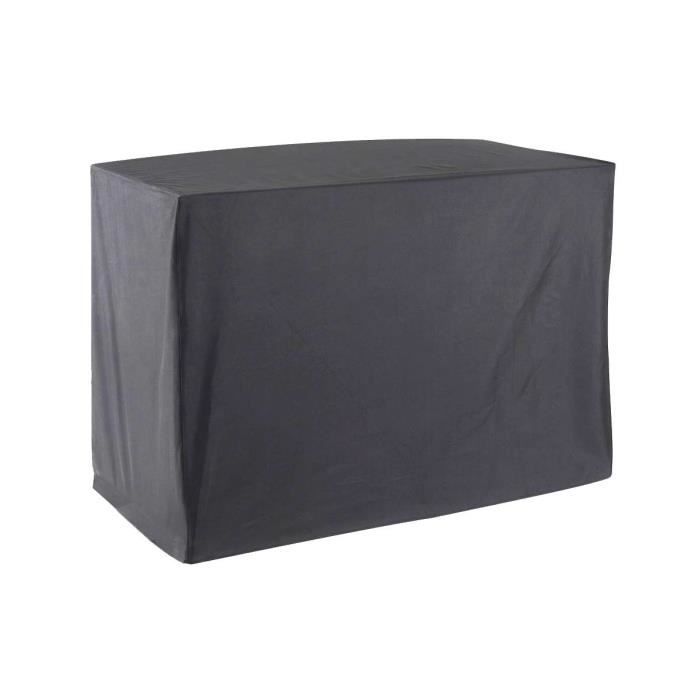 GREEN CLUB Housse de protection plancha + chariot - 118x57x87 cm - Gris