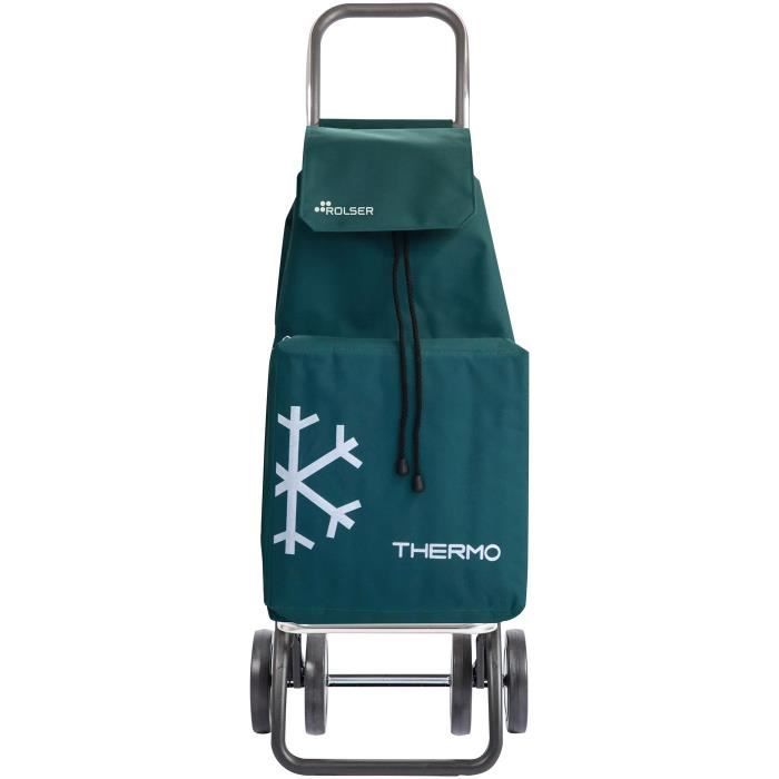 ROLSER Poussette aluminium 4 roues Sac Isotherme Indépendant Saquet - Vert