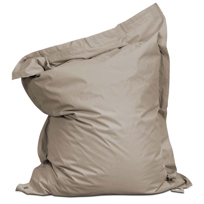 Housse vide de coussin de jardin Solys XXL Polyester Taupe