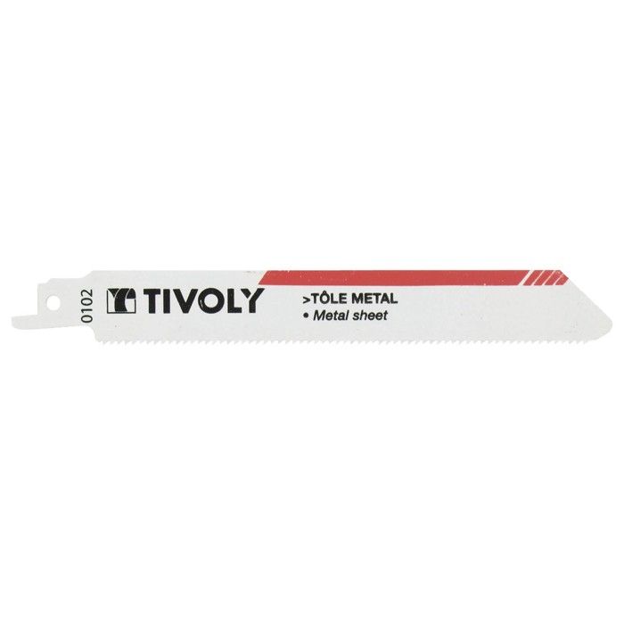 Lame de scie sabre Tôle et Métaux L150mm - coupe tubes, plaques jusqu'à 10cm épaisseur - Haute Qualité HSS- TIVOLY