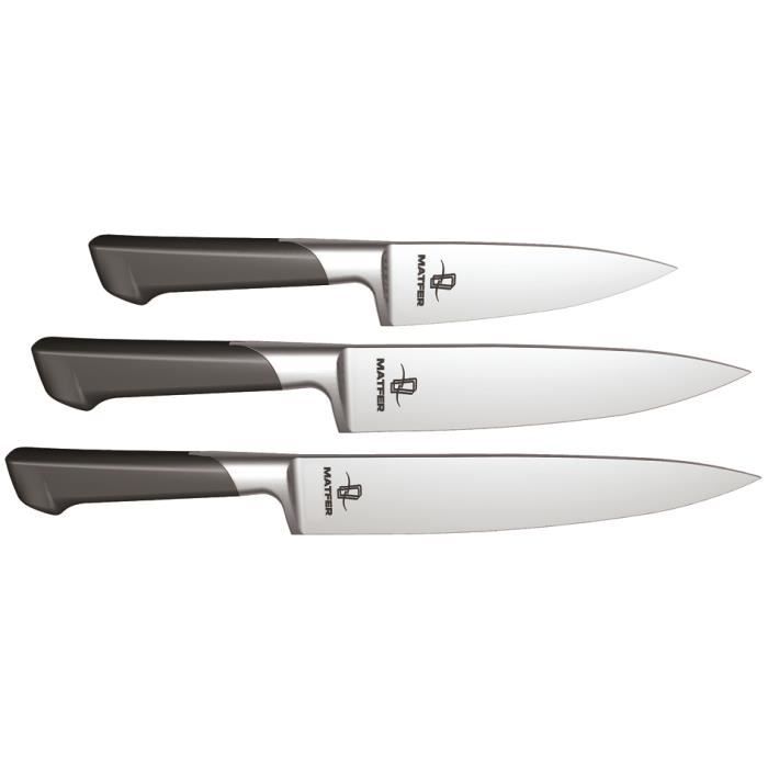 Couteau professionnel de cuisine ou éminceur av...