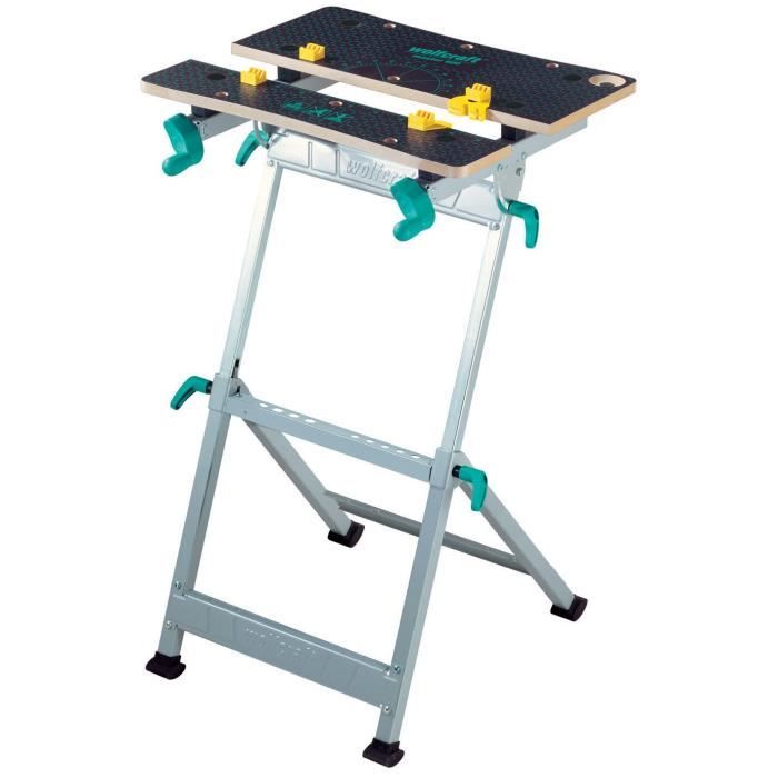 Wolfcraft 6182000 Master 600 Etabli de serrage à hauteur réglable maxi 120 kg