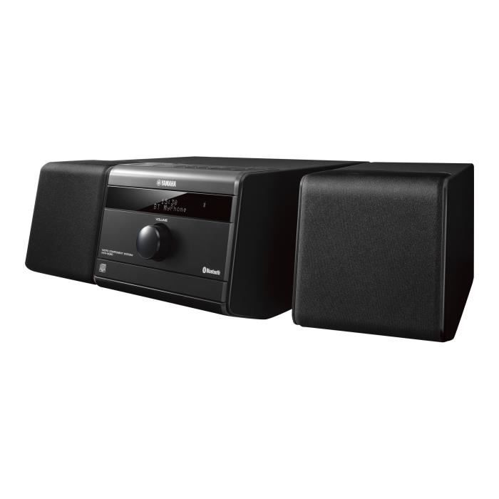 YAMAHA MCR-B020 Noir - Micro-chaîne Hi-Fi - Puissance 2 x 15 Watts - CD - Tuner FM/AM - Bluetooth - USB - Entrée AUX