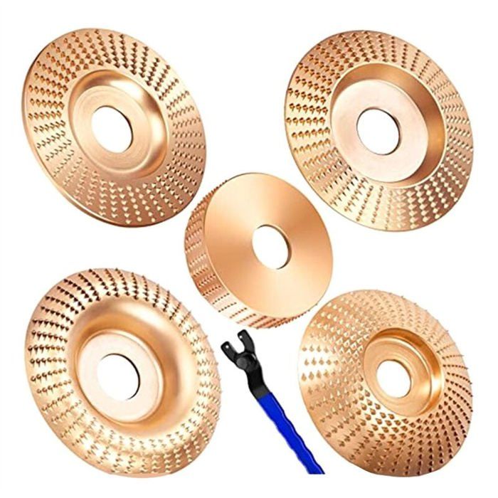 3 Pièces Disque Bois Meuleuse 125mm, Disque De Coupe Pour Bois De Meuleuse D'angle, Disque