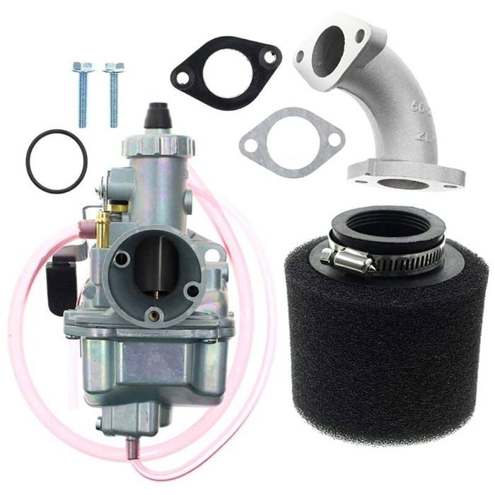 Kit de carburateur VM22 26 mm de rechange pour tuyau dadmission Mikuni Dirt Bike 110 cc 125 cc 140 cc Lifan YX couleurs m Largeight