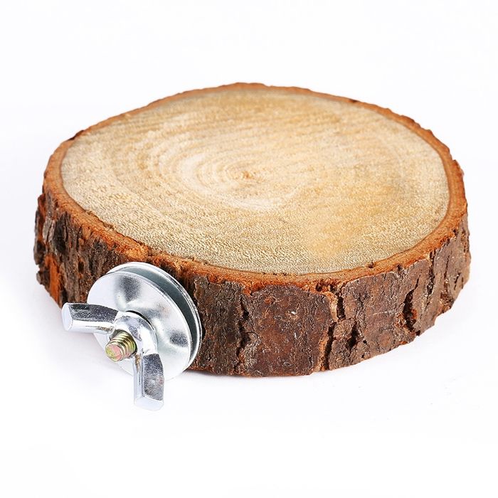 Meilleurs prix pour Cage à oiseaux pour perroquets jouet à mâcher support en bois naturel plate-forme pour perruches calopsittes