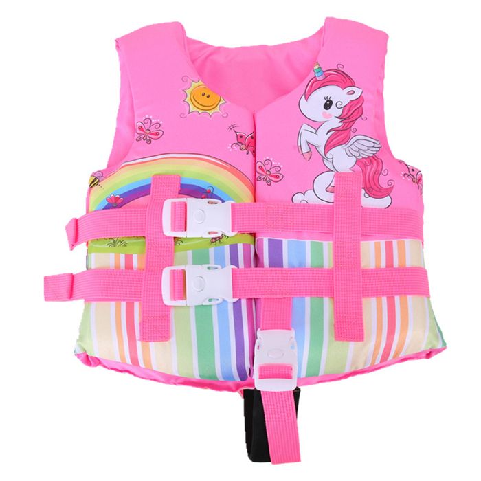 Meilleurs prix pour Gilet de sauvetage pour enfants de dessin animé gilet de flottabilité mignon costume flottant pour bébé ceinture en mousse de