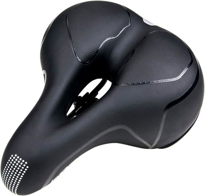 Selle De Vélo Confort En Mousse Mémoire - Pour VTT, Ville, Route, Hommes Et Femmes, Antidérapante