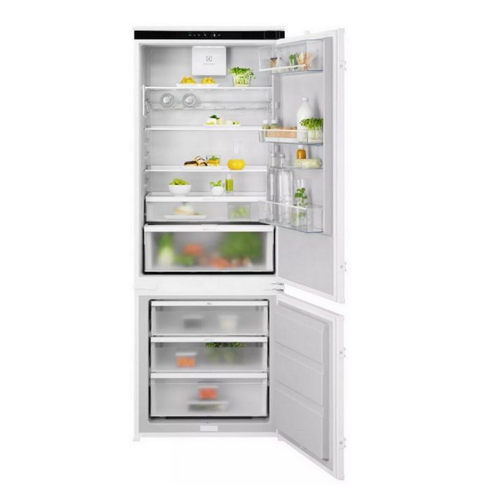 Electrolux Réfrigérateur combiné intégrable à glissières KNR7TE75S