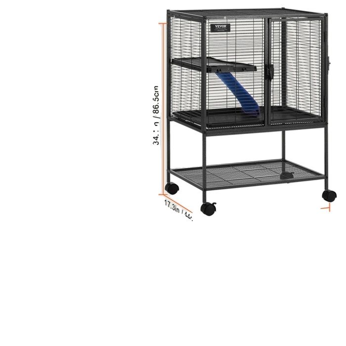 Meilleurs prix pour Cage en furet en métal conception spacieuse accès facile24x17x34 pouce