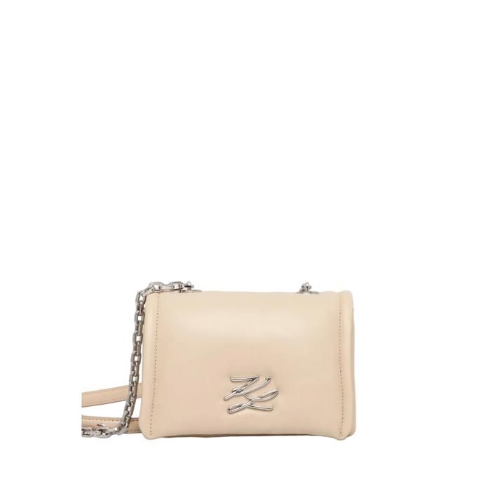 Karl Lagerfeld K/Autograph - Petit sac rabat souple Ecru A1W30175 Karl Lagerfeld K/Autograph - Petit sac rabat souple Ecru A1W30175
