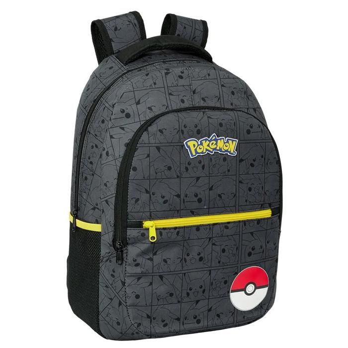 Sac à dos - EDUCA BORRAS - Educa Borras Pokémon - noir/jaune - Motif Pokémon - 32x12x40 cm