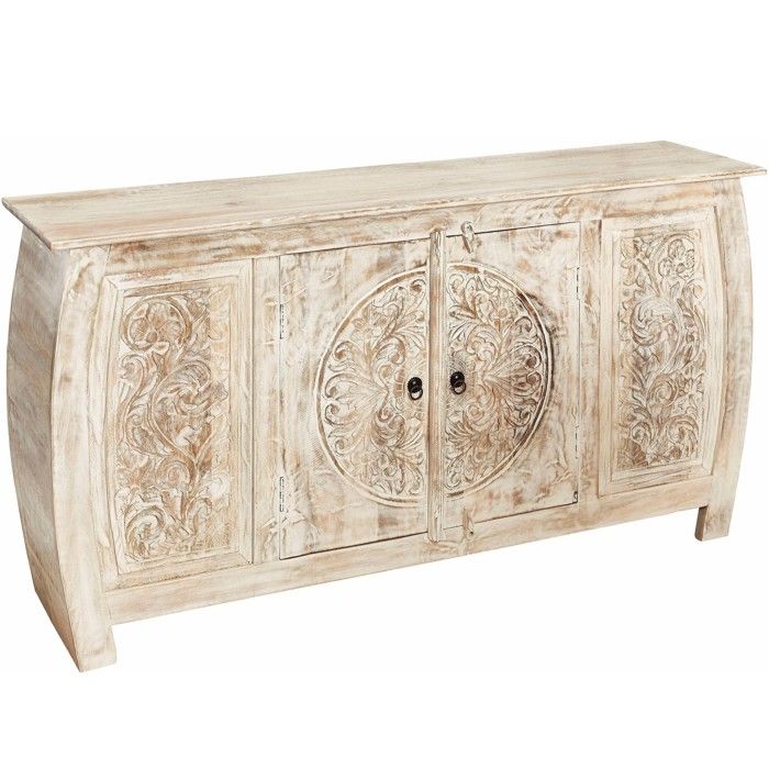Mahar-buffet 4 Portes Creme White