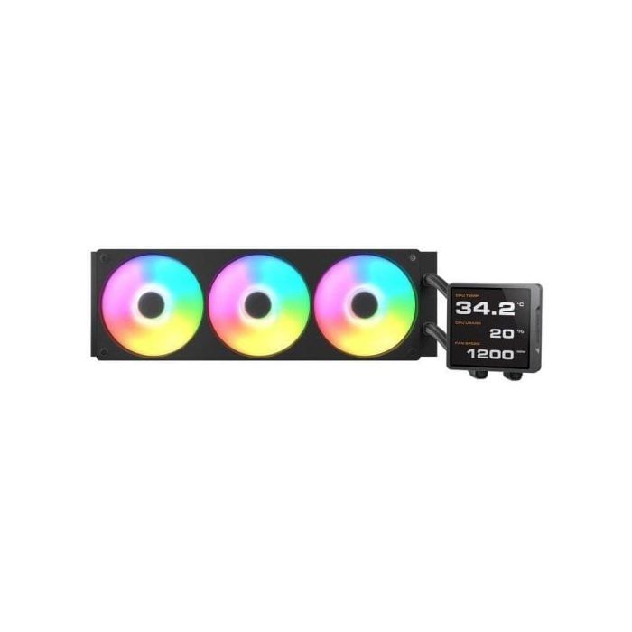 Refroidissement liquide - COUGAR - Poseidon RGB 360mm - 3 ventilateurs - RGB LED - Noir