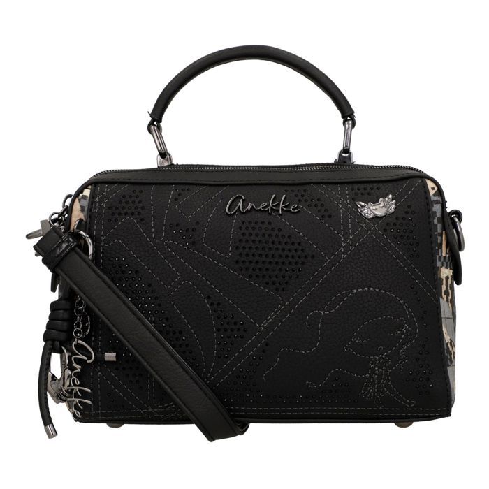 Anekke Sac à épaule bandoulière noir gris pour femme - Iron Doctor Bag Multicolor 358077