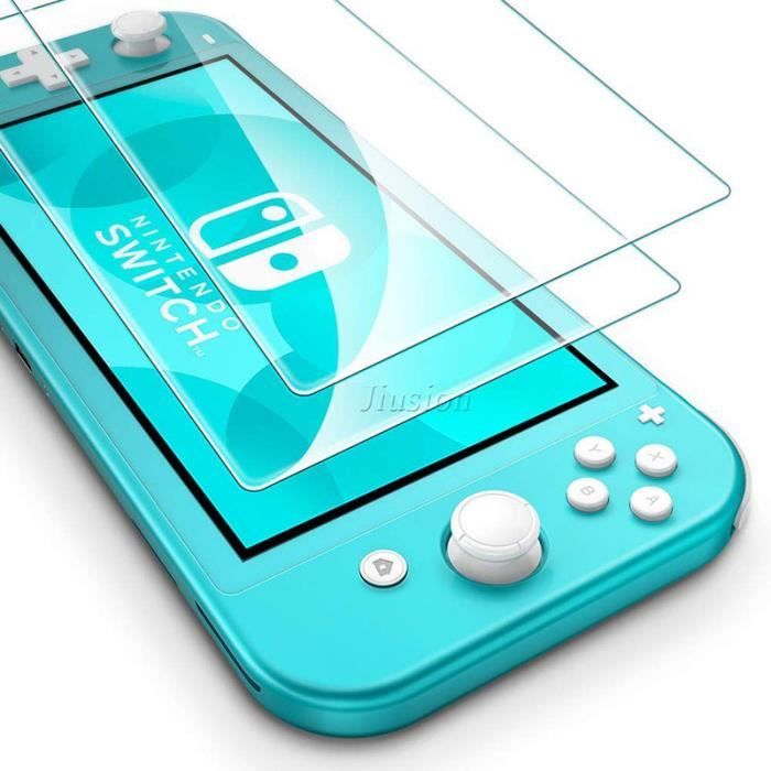 Verre Trempe pour Nintendo Switch Lite [Pack de 2] Film Protection  Resistant Vitre Protecteur Anti Rayure Phonillico® - Cdiscount Informatique