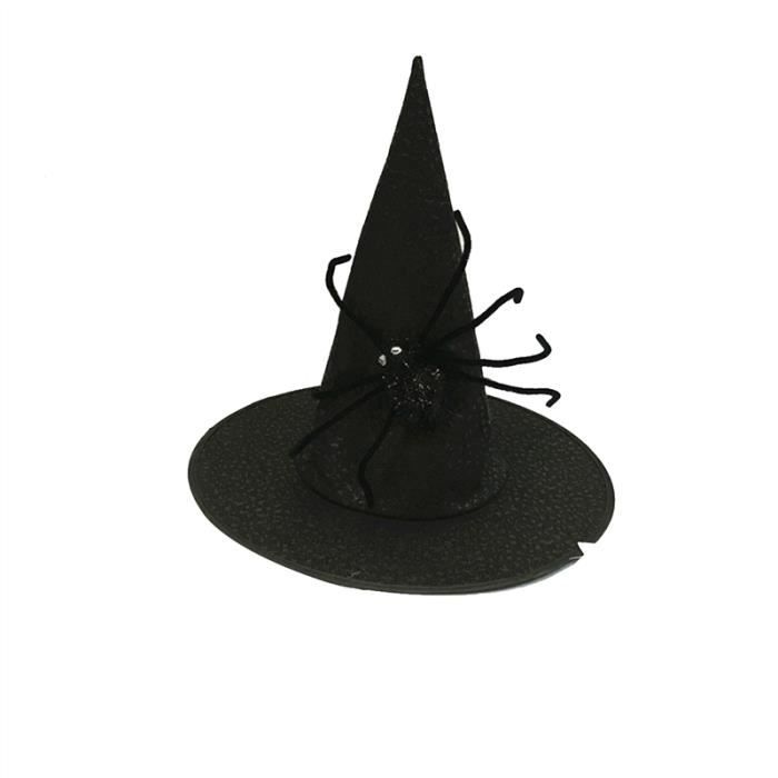Bleu Adulte Femme Sorcière Chapeau Pour Costume d/'Halloween Fête Accessoire Décoration