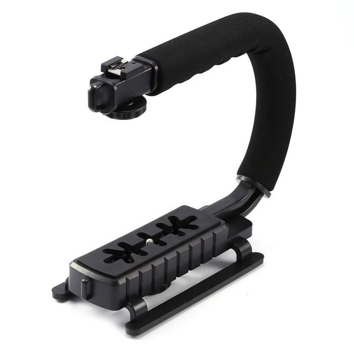 Stabilisateur de caméra Poignée noir Super Grip portatif pour caméscope DSLR DV