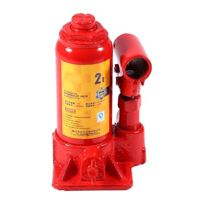 Cric /à Voiture 3Tonnes Cric Bouteille Hydraulique Levage Jack pour Voiture Van Bateau Camion Caravane
