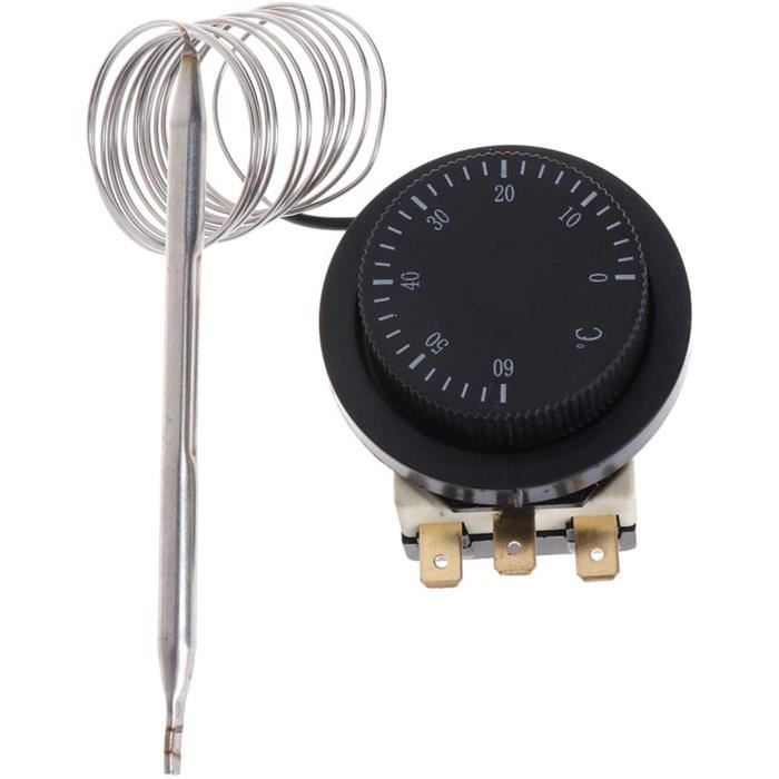 Thermostat à capillaire contrôlé 250 V380 V 16 A 060 °C[358