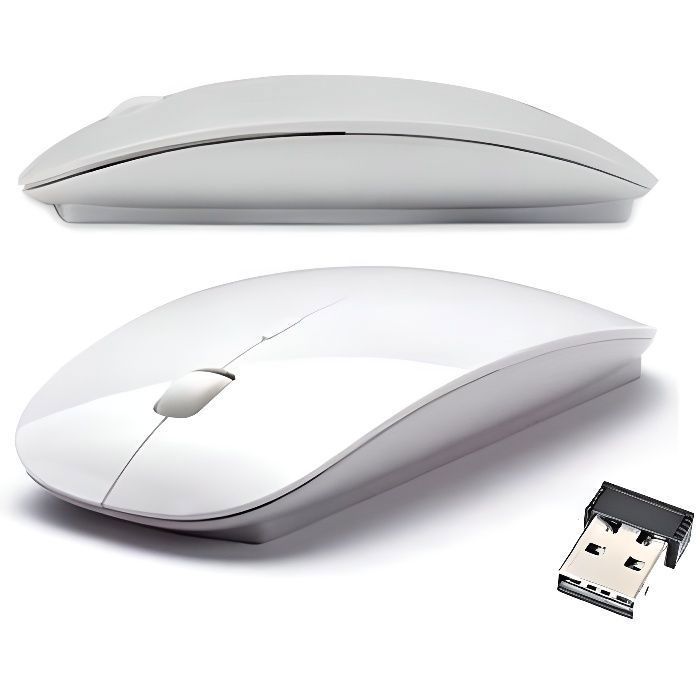 Souris sans fil – LCC® – Universelle – Rechargeable – Économie dénergie – Bluetooth