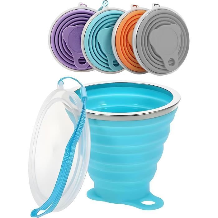 Bouteille D'eau Pliable En Silicone Réutilisable Pour Voyage Gym Camping Randonnee Portable Anti Fuite Noire 85597252