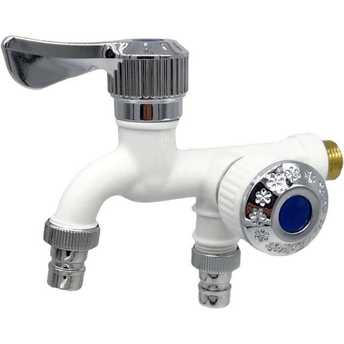 Robinet Double Machine A Laver,Distributeur En Y À 2 Voies,Raccord Y 3