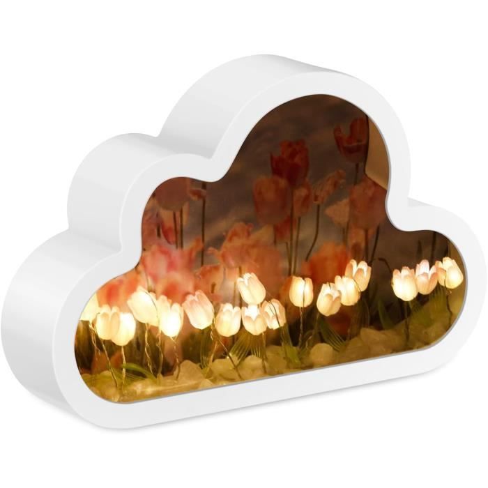 Diy Lampe Nuit Veilleuse Enfant Veilleuse Nuage Veilleuse Tulipe à Faire Soi-MêMe Tulip Flower Lamp Laissez Enfants Fabriquer Leurs