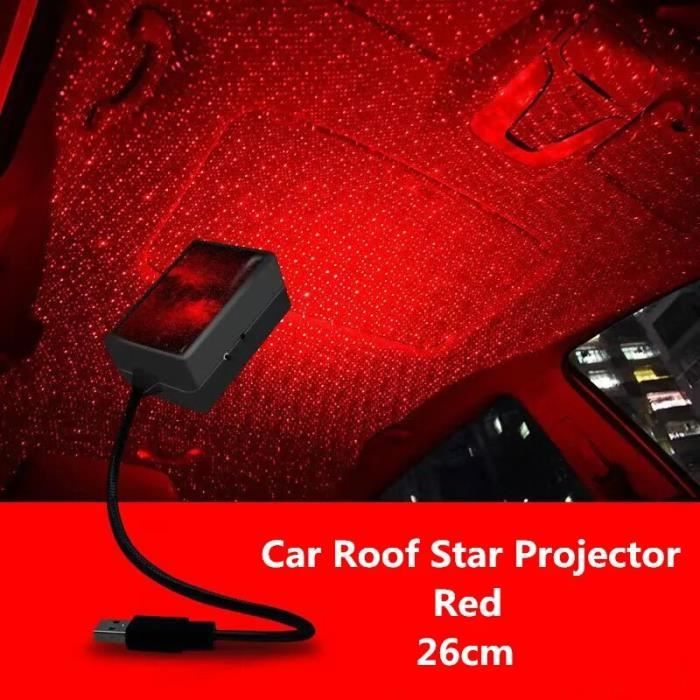 Lot De 8 Lampes LED USB Rétro Pour Voiture - Ambiance Lumineuse Colorée Pour Intérieur Auto, Chambre, Couloir - 3