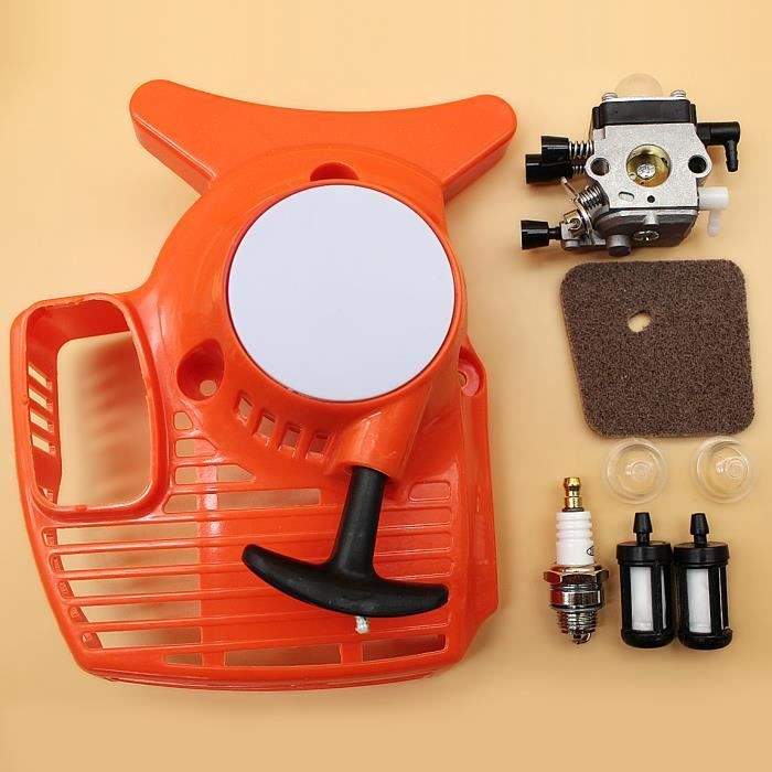 Produktbild von Luftfilter & Deckel + Zündkerze Für Stihl FS38 FS45 FS46 FS55 HS45 FC55 HL45 KM55 – Ersatzteilsatz