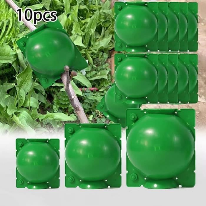 Kit De 8 Boîtes De Greffe/marcottage Aérien Pour Plantes - Boules De Propagation Racinaire En Plastique, Pour Jardinage Extérieur (12x12 Cm) - 3