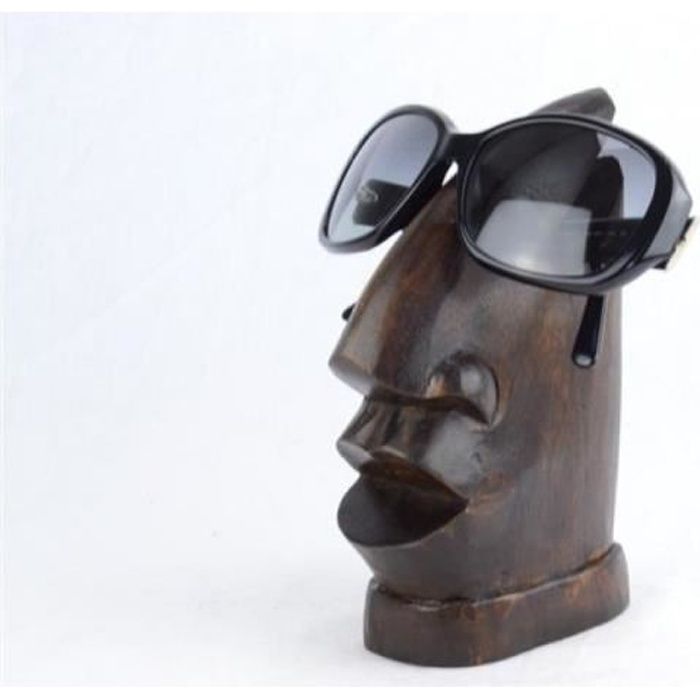 Porte-lunettes En Bois Teinté Coco Papaya - Présentoir à Lunettes Design, Neuf Avec étiquettes