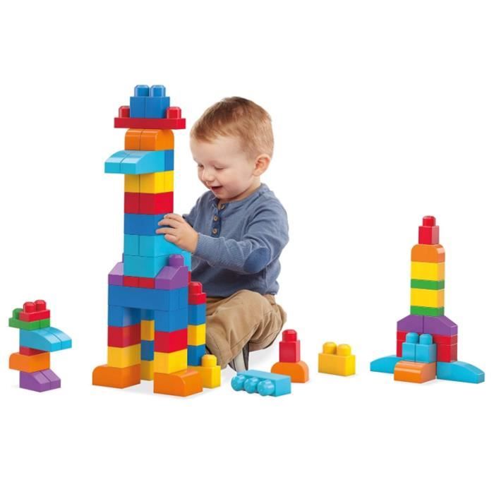 Jeu de blocs de construction, 60 pièces, jouet pour bébé et enfant de 1 à 5  ans, - Cdiscount Jeux - Jouets