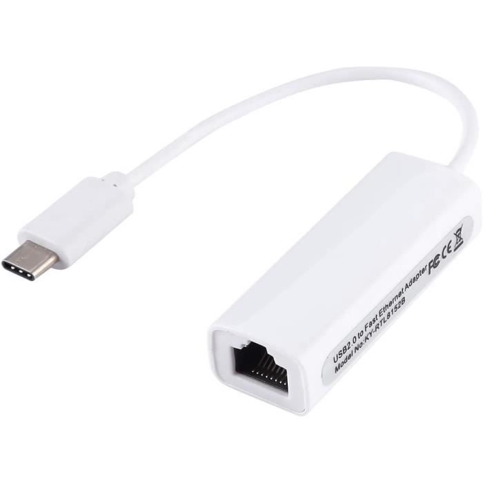 Adaptateur USB Vers Ethernet RTL8152B - Solution Réseau Portable Pour PC Portable Et Bureau