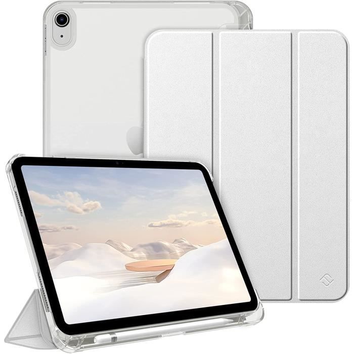 Vobafe Coque Pour IPad (A16) 11ème Génération 11 Pouces 2025/iPad 10ème Génération 10,9 Pouces 2022, Housse Étui Arrière Flexible En TPU Antichoc, Veille/Réveil Automatique, Lavande