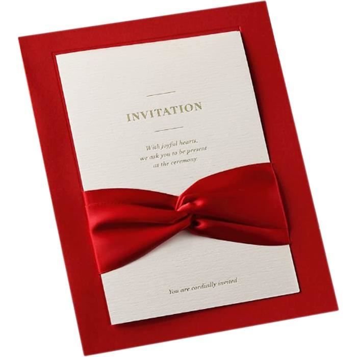 Enveloppe d'invitation Fournitures de mariage Invitation de haute