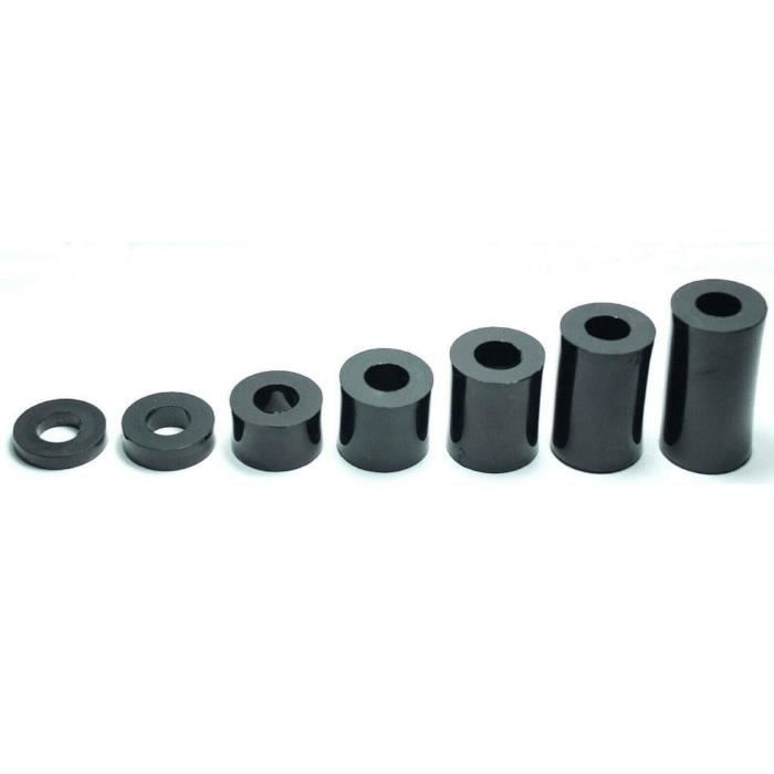 10x Entretoise Plastique M5 Epaisseur L 10mm Noire Pour Vis Tube Rondelle 5mm X 10mm Bague Cdiscount Bricolage