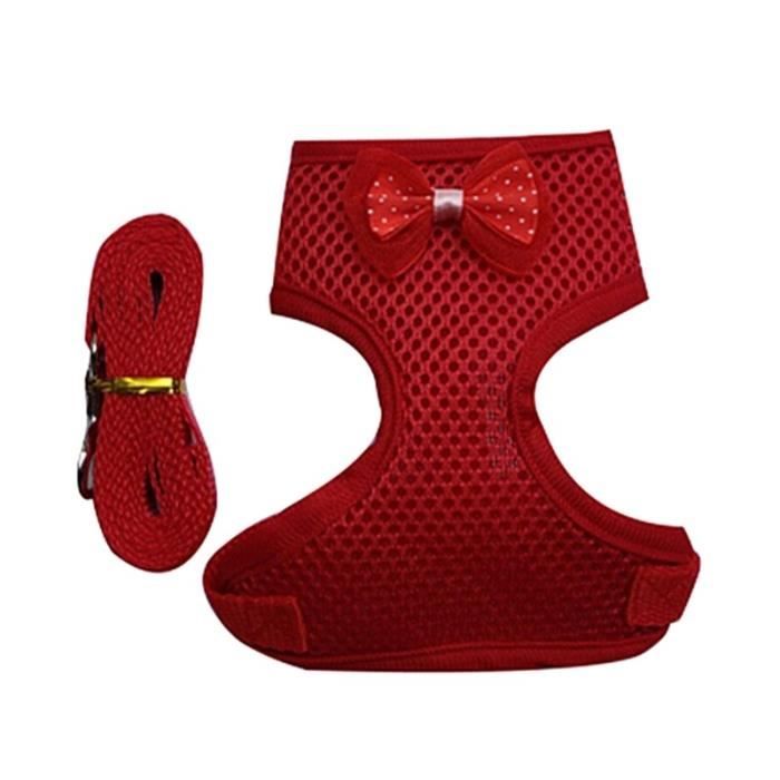 Harnais Réglable Avec Laisse Pour Poule, Canard, Petit Animal | Taille S Rose, Tissu Respirant