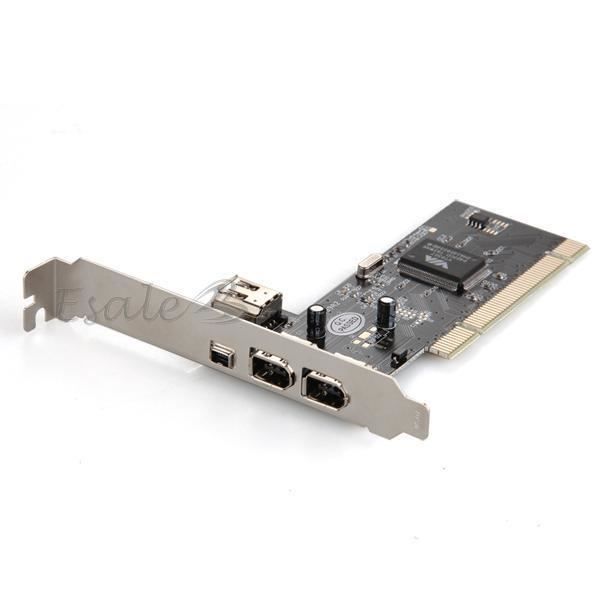 Scheda Firewire IEEE 1394 PCI - 4 Porte (3 Esterne + 1 Interna), Trasferimento Fino A 480Mbps