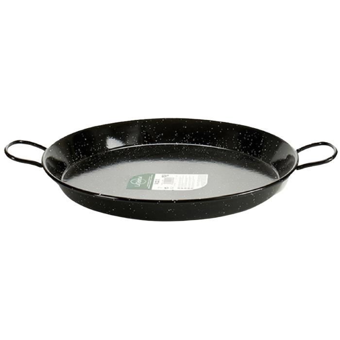 Poêle à Paella La Ideal - Noir - Fabriquée En Espagne - Diamètre 28cm
